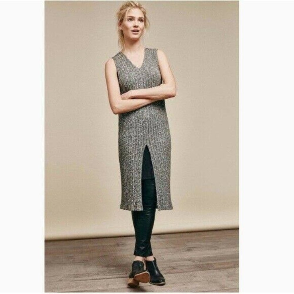 Dolan Left Coast Collection by Anthropologie Marled Midi tank knit sweater dress